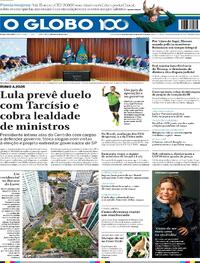 Capa O Globo 27/08/2025