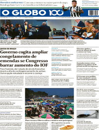Capa do jornal O Globo 28/05/2025