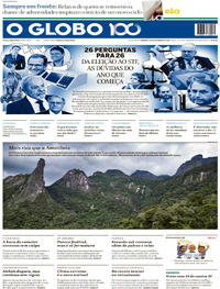 Capa do jornal O Globo 28/12/2025