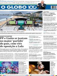 Capa do jornal O Globo 30/04/2025