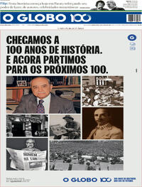 Capa do jornal O Globo 30/07/2025