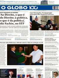 Capa do jornal O Globo 30/09/2025