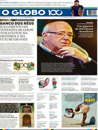 Capa do jornal O Globo 31/08/2025