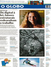 Capa do jornal O Globo 01/02/2026