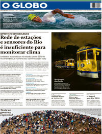 Capa O Globo 01/08/2026
