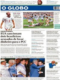 Capa O Globo 02/07/2026