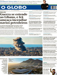 Capa do jornal O Globo 03/03/2026