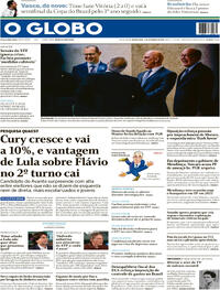 Capa O Globo 03/09/2026