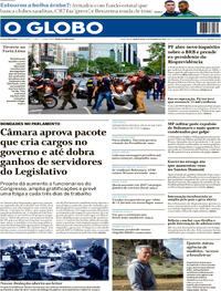 Capa do jornal O Globo 04/02/2026