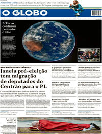 Capa do jornal O Globo 04/04/2026