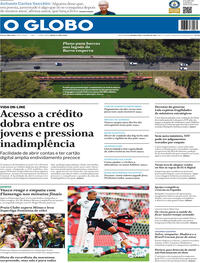 Capa do jornal O Globo 04/05/2026