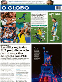 Capa O Globo 04/07/2026