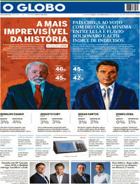 Capa Jornal O Globo