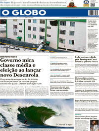 Capa do jornal O Globo 05/05/2026
