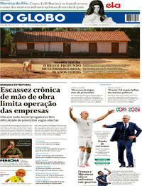 Capa O Globo 05/07/2026