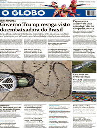 Capa Jornal O Globo