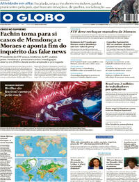 Capa O Globo 05/09/2026