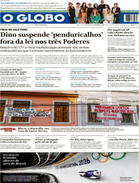 Capa do jornal O Globo 06/02/2026