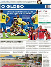 Capa O Globo 06/07/2026