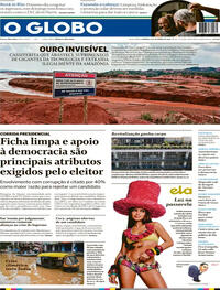 Capa O Globo 06/09/2026