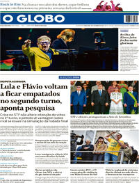 Capa O Globo 08/09/2026