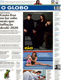 Capa do jornal O Globo 10/05/2026