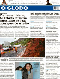 Capa do jornal O Globo 11/02/2026