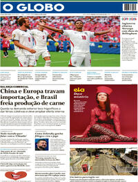 Capa O Globo 12/07/2026