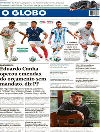 Capa O Globo 13/07/2026