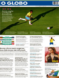 Capa O Globo 14/06/2026
