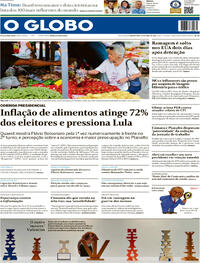 Capa do jornal O Globo 16/04/2026