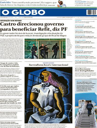 Capa O Globo 16/05/2026