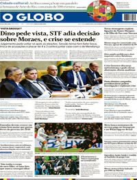 Capa O Globo 16/09/2026
