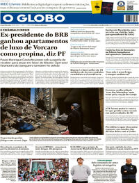 Capa do jornal O Globo 17/04/2026