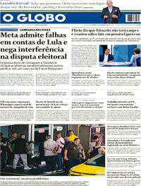 Capa Jornal O Globo