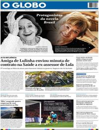 Capa O Globo 19/08/2026