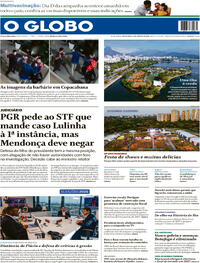 Capa O Globo 21/08/2026