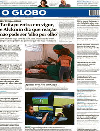 Capa O Globo 22/07/2026
