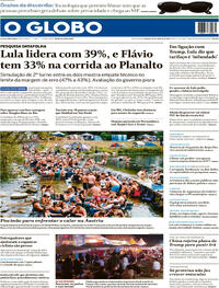 Capa O Globo 22/08/2026