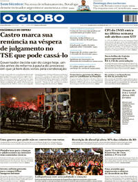 Capa do jornal O Globo 23/03/2026