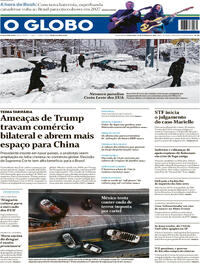Capa do jornal O Globo 24/02/2026