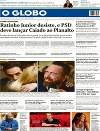 Capa do jornal O Globo 24/03/2026