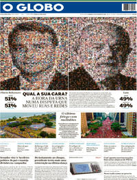 Capa Jornal O Globo