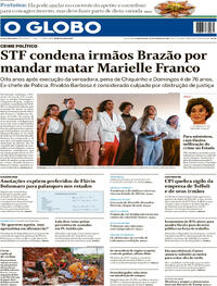 Capa do jornal O Globo 26/02/2026