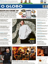 Capa do jornal O Globo 26/04/2026