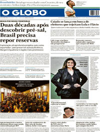 Capa O Globo 27/07/2026