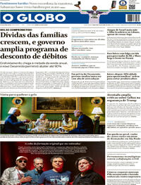 Capa do jornal O Globo 28/04/2026