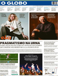 Capa do jornal O Globo 28/06/2026