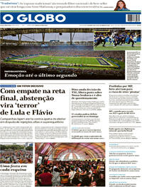 Capa Jornal O Globo