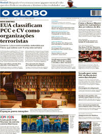 Capa O Globo 29/05/2026